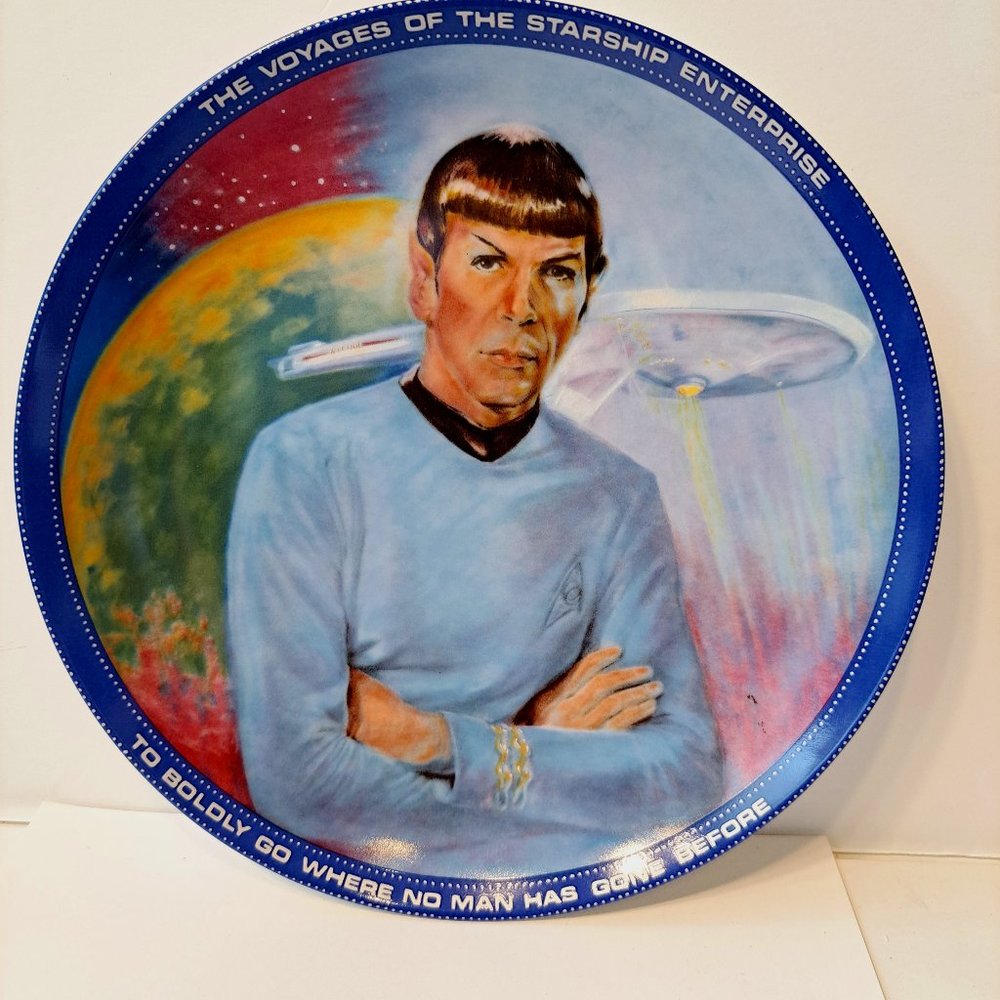 The Hamilton Collection Star Trek Plate - Mr Spock